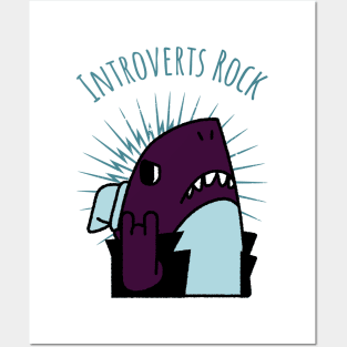 Introverts Rock Posters and Art